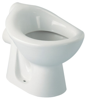 Cuvette wc suspendu pour handicapés en céramique blanche - Caesaroo
